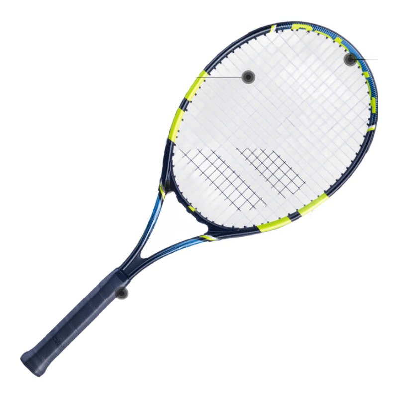 Babolat Tennis Racket for Beginners, Single Player Tennis Training Device, Fresh Green [Pre-Strung]