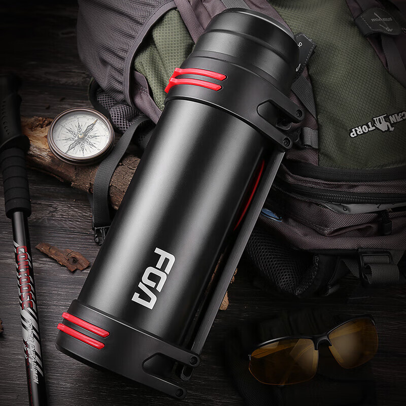 Fuguang Large Capacity Insulated Bottle, 304 Stainless Steel, Travel Camping Vacuum Insulated Water Bottle, Outdoor Thermos Flask