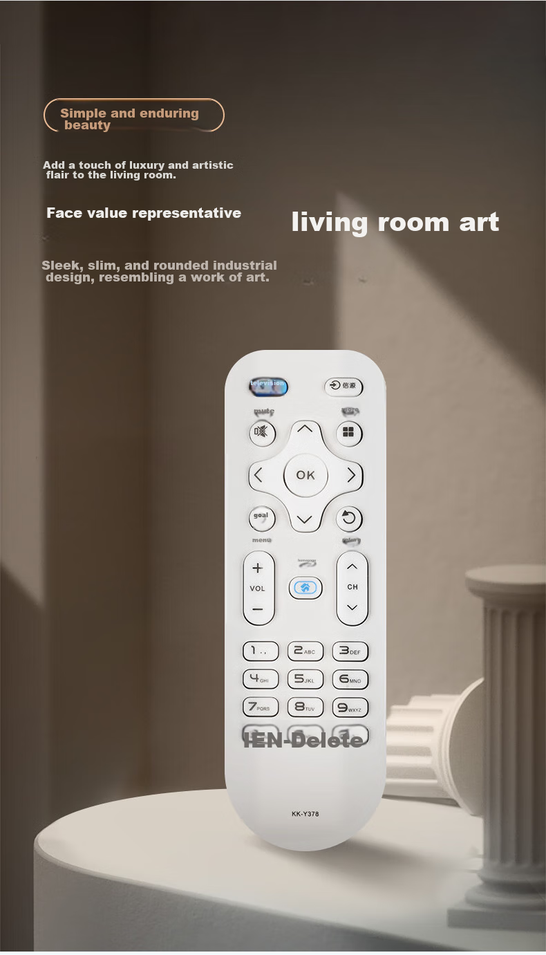 Beishi Suitable for Konka TV Remote Control KK-Y378 Universal KK-Y378A/C LED32S1 LED38S1 K35A U49 D8 Infrared Model White 7