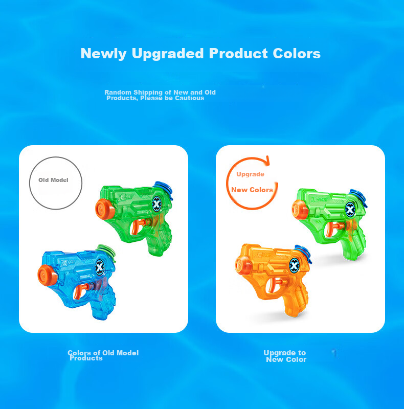 ZURU X Special Attack Colorful Skin Missionary Quick-Fill Water Gun Set with Ultra-Long Range 1