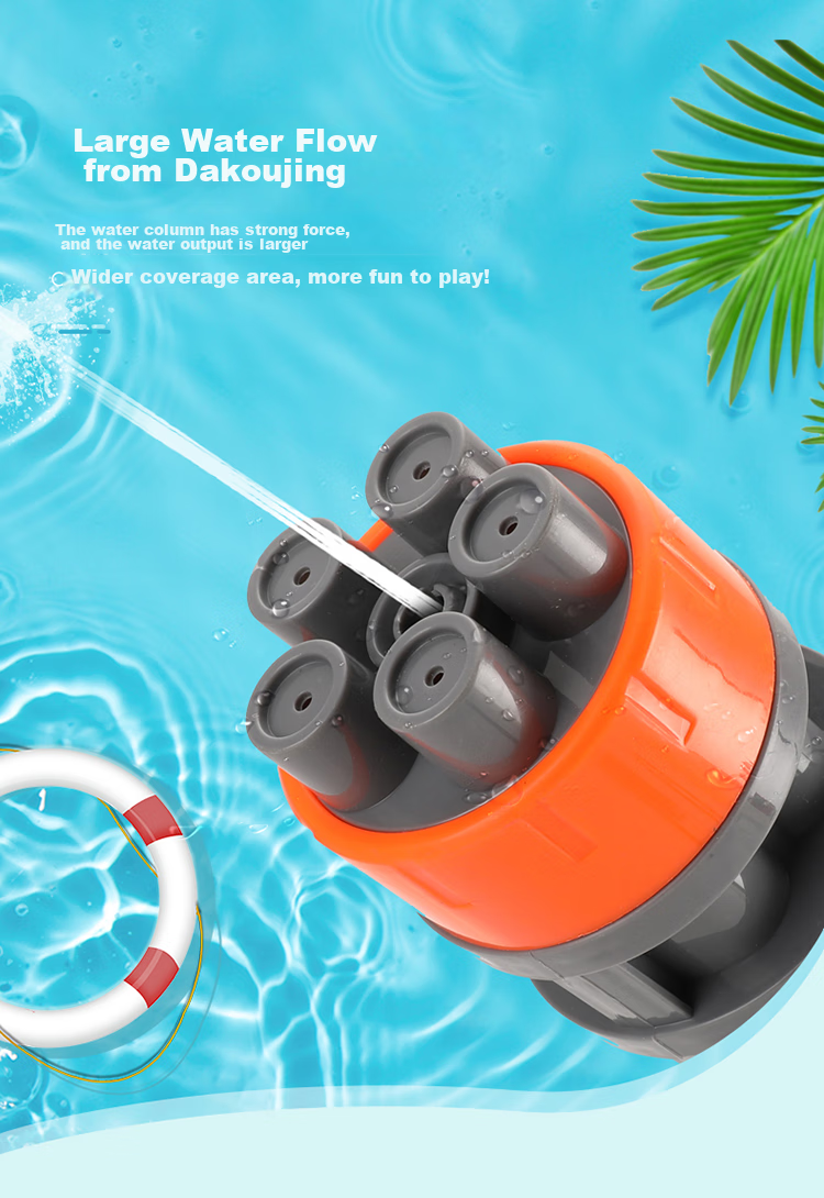Aojia Kids Toy Water Gun Large Capacity High Pressure Pump Action Sprayer Outdoor Beach Water Play Boys Birthday Gift 4