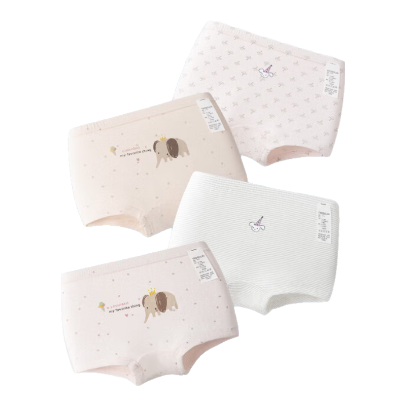 YING BO LUN Girls' Boxer Briefs, Modal Triangle Panties for Young Girls And Older Children, Shorts Style 15275 160