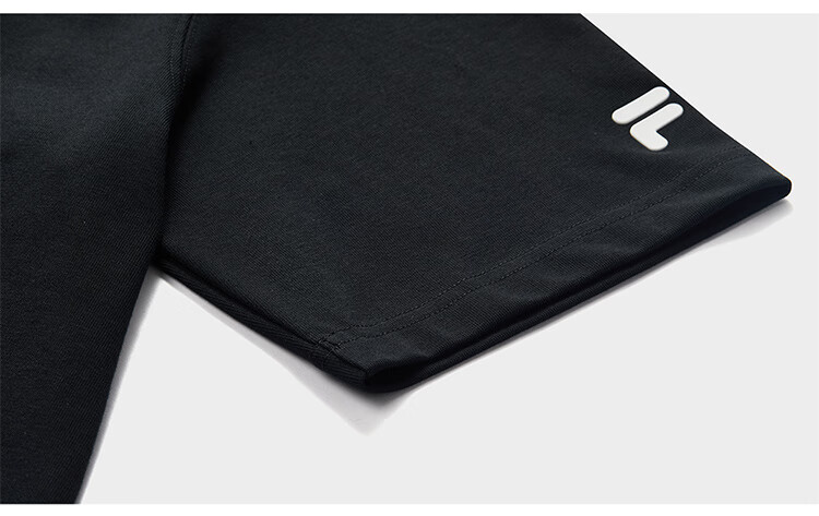 FILAFUSION Fila Trendy Men's Knitted Short Sleeve Shirt Summer Fashion Casual Loose T-Shirt 15
