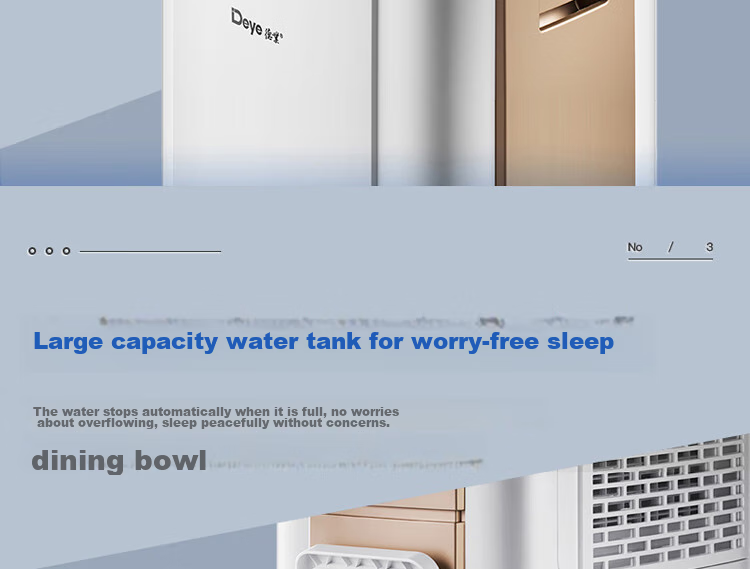 Deye Dehumidifier 60L/Day Home Basement Villa Clothes Drying Inverter Air Purifier Formaldehyde Removal V60Max 15