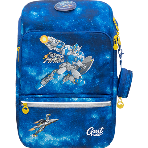 Gmt for Kids Children's Backpack, Lightweight And Reduced Burden Schoolbag for Primary School Students, Large Capacity Gift for Grades 1-4 Boys And Girls, Space Explorer Desig