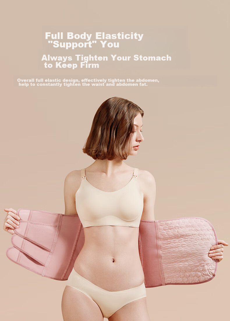 Babycare Postpartum Belly Wrap, Pelvic Shaping, Maternity Cesarean Section And Natural Delivery Waist Trainer, Abdominal Shaper, Listerine Modal Mulberry Silk, Size L 6