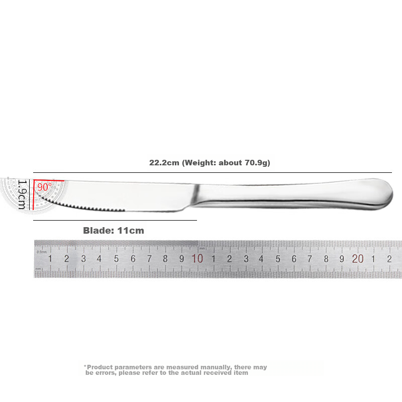 Guangyi 304 Stainless Steel Western Cutlery Set, Steak Knife And Fork Set, Thickened Tableware Complete Set, Fork 2-Piece Set GY7270 17