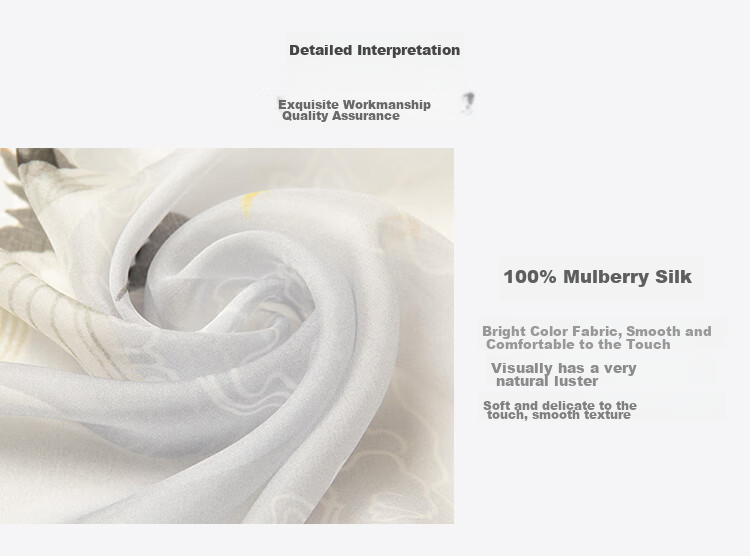 Shanghai Story Women's 100% Mulberry Silk Chiffon Scarf Sunscreen Shawl Birthday Gift Scarf Gift Box Rose Pink 3