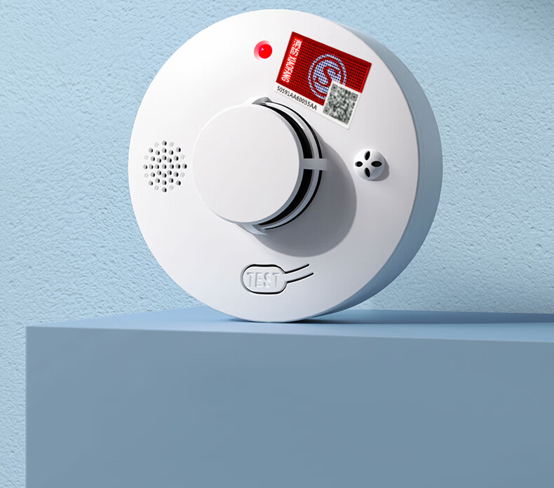 PGST Battery-Powered Smoke Alarm Independent Smoke Detector Wireless Smoke Sensor Home Use S01 15