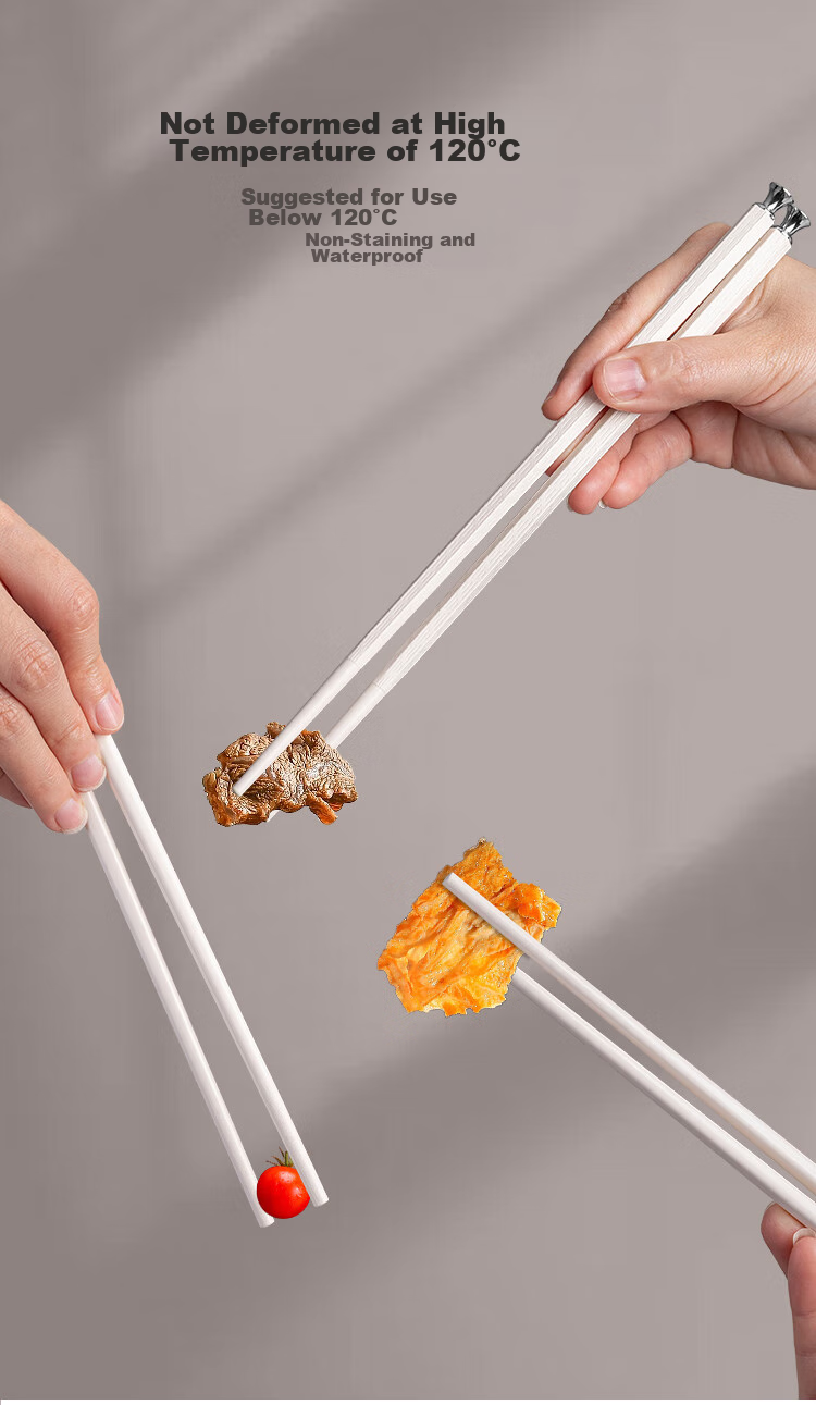 Banwu Life Premium Alloy Chopsticks Non-Slip Heat-Resistant Household Individual Anti-Mold Antibacterial Personal Chopsticks 11