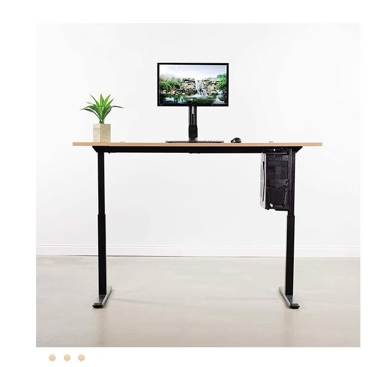 Zhiercheng Computer Tower Stand Adjustable Desk, Computer Case Hanging Bracket, Desktop Computer Chassis Support Rack, Adjustable Size And Rotating Angle, Easy Cable Management 7