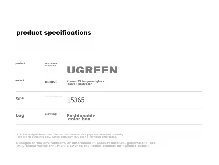 UGREEN Tempered Glass Screen Protector for Xiaomi 13, Full Coverage No Black Border, Ultra-Thin HD Clear, Shatterproof Anti-Fingerprint Anti-Sweat Smooth Touch Screen Protector 16