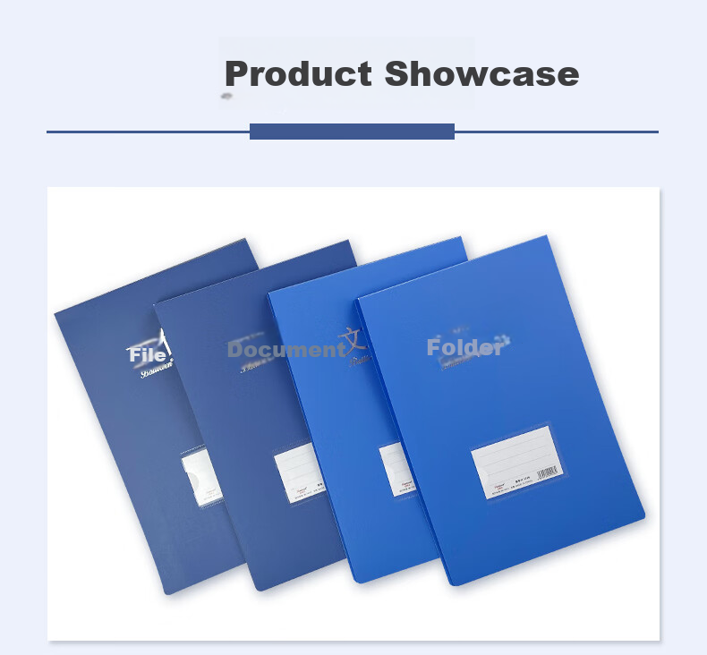 Bailiwen H1136 Navy Blue Hanging File Folder, A4 Document Folder, Vertical Hanging File, Flip-Top Suspended Folder, Wall-Mountable File Organizer 3