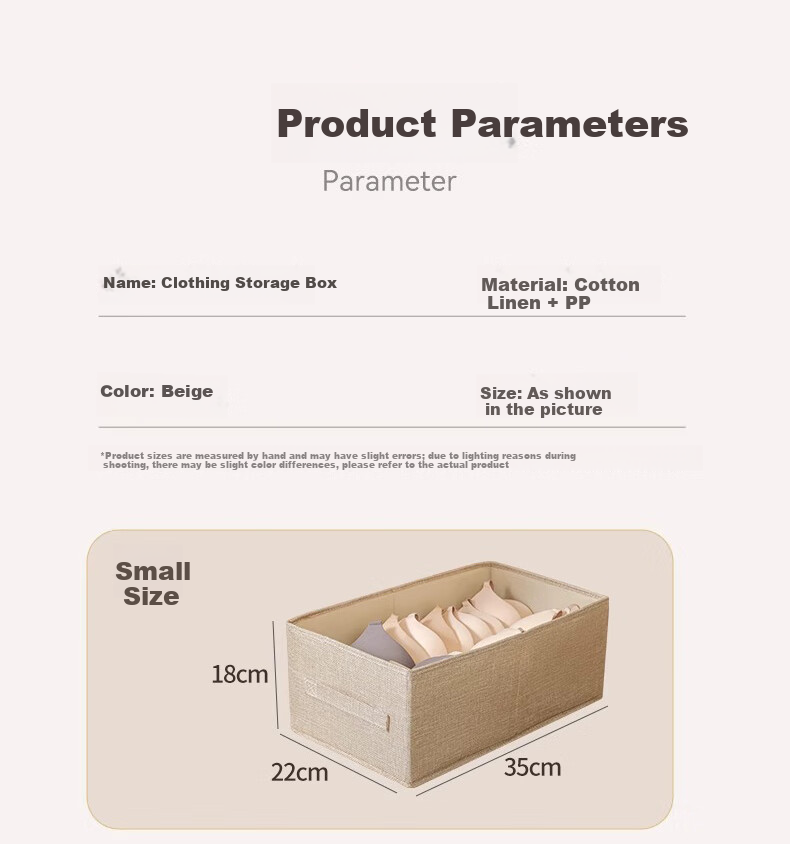 Jinghuisichuang Fabric Storage Box, Clothes And Quilt Organizer, Toy And Clothing Storage Container, Foldable Double-Opening 8