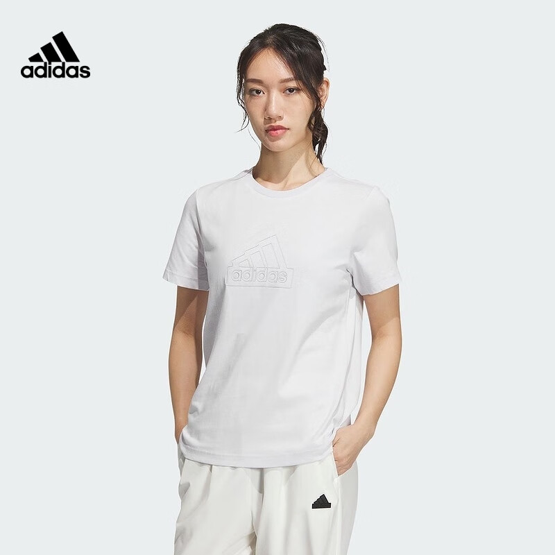 Adidas Women's Sportswear Series, TECH BOS TEE Round Neck T-Shirt, IM8839 A/L 2