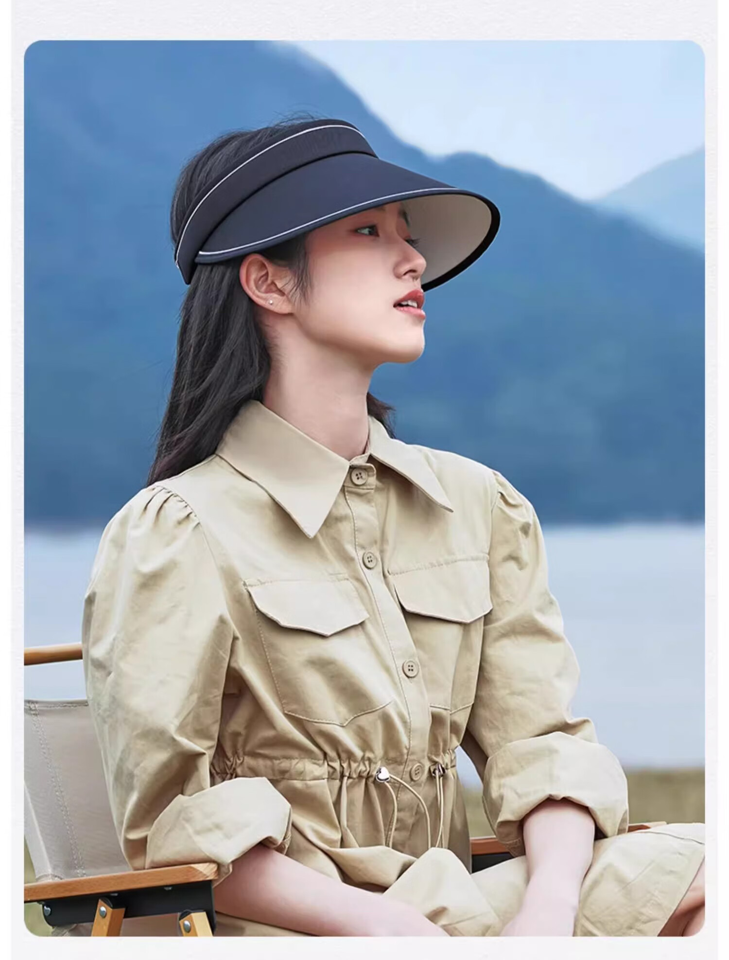Huili Sun Protection Hat, Women's Visor Cap, Unisex Outdoor Sports Cycling Fitness UV Protection Sun Hat 13