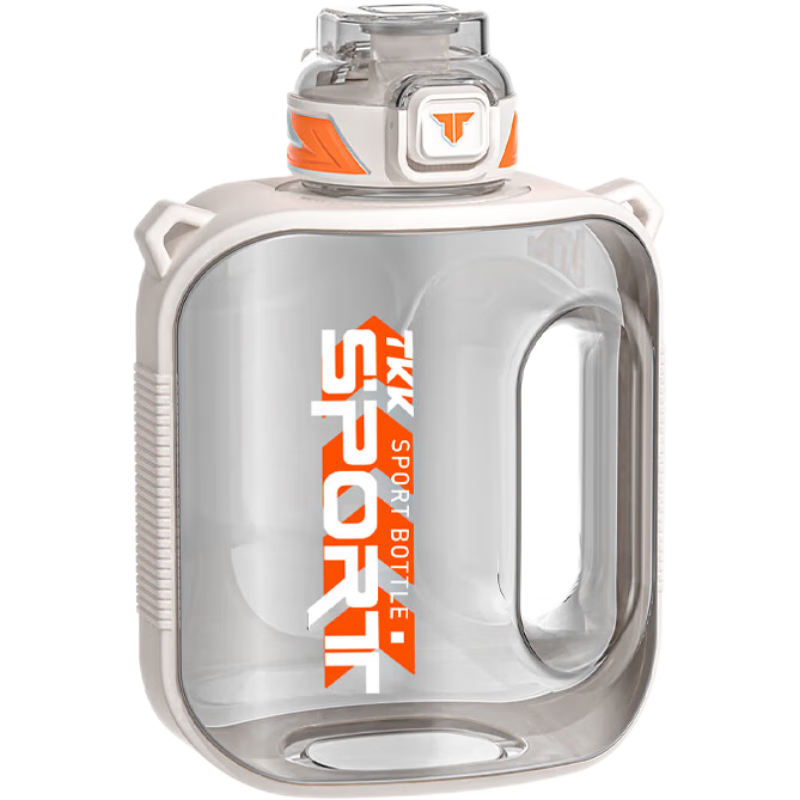 TKK Dun Duntong Sports Water Bottle, Large Capacity Fitness Water Cup for Men, High Temperature Resistant Tritan Water Bottle, Student Summer Cup