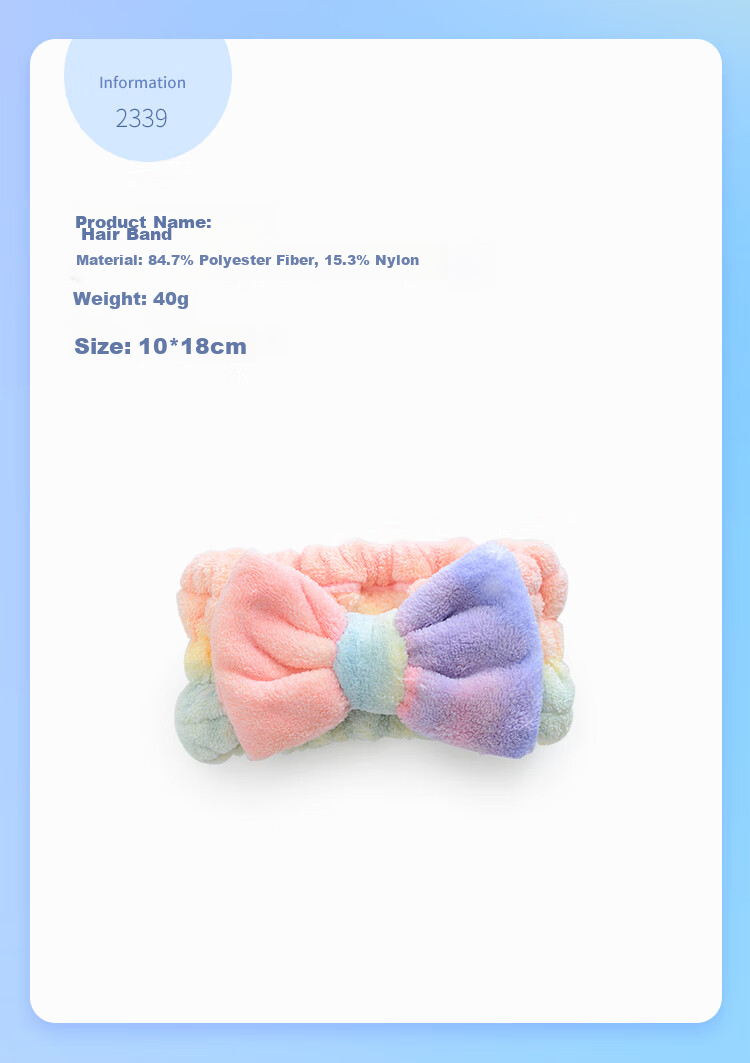 Grace Hair Drying Cap, Cute Korean Style, Absorbent, Soft, Thickened, Portable, Hair Wiping Cap, Quick-Drying Hairband, Two-Piece Set 3