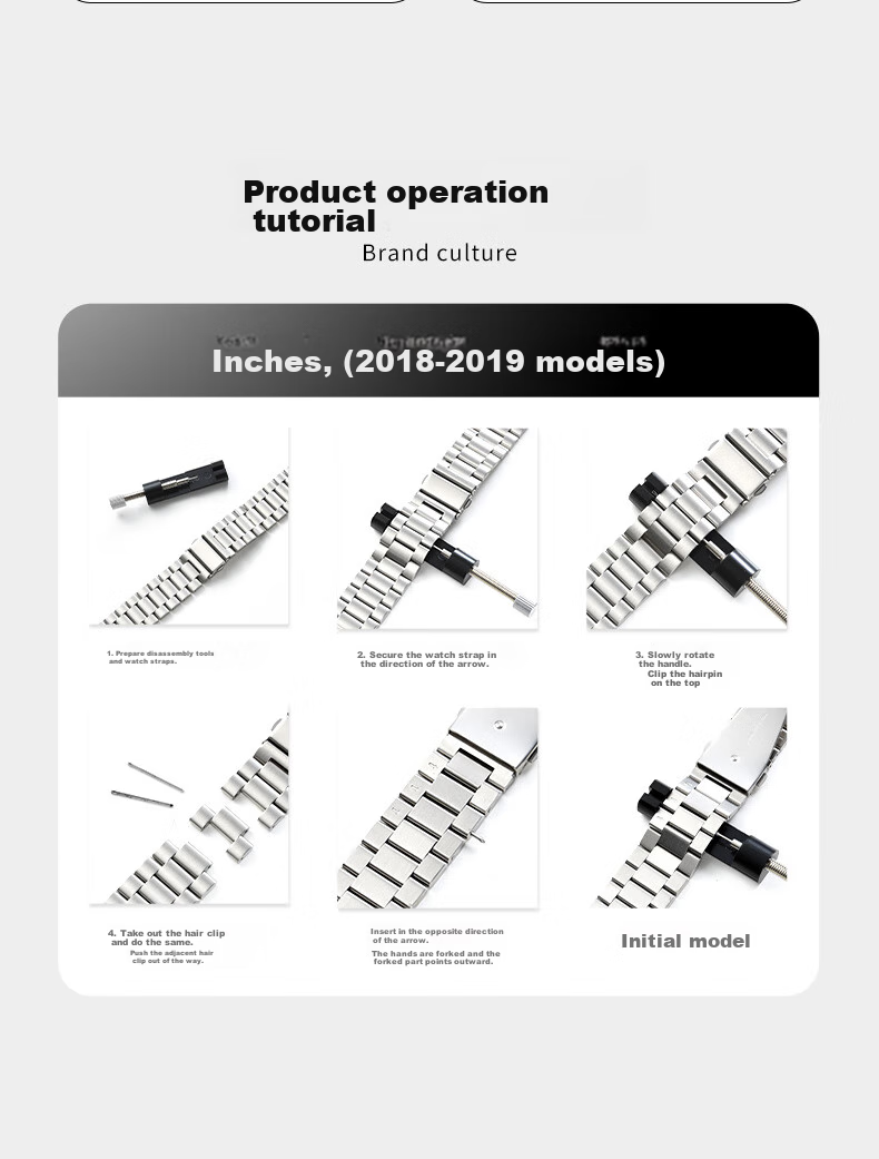 MSSM Compatible Metal Stainless Steel Watch Band for Huawei Watch 5/4/GT6/GT6pro/5/4pro/3/Honor Magic2/GS3, Single Bead 316 Steel Strap - Black 22MM 15