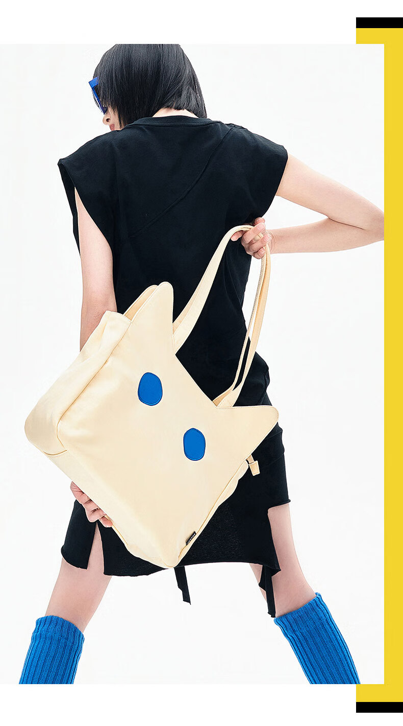 NOXXON Birthday Gift for Girlfriend, Shoulder Cat-Shaped Tote Bag, Commuter Large Capacity Handbag for Men And Women, Laptop Carrying Casual Fashion Bag 2
