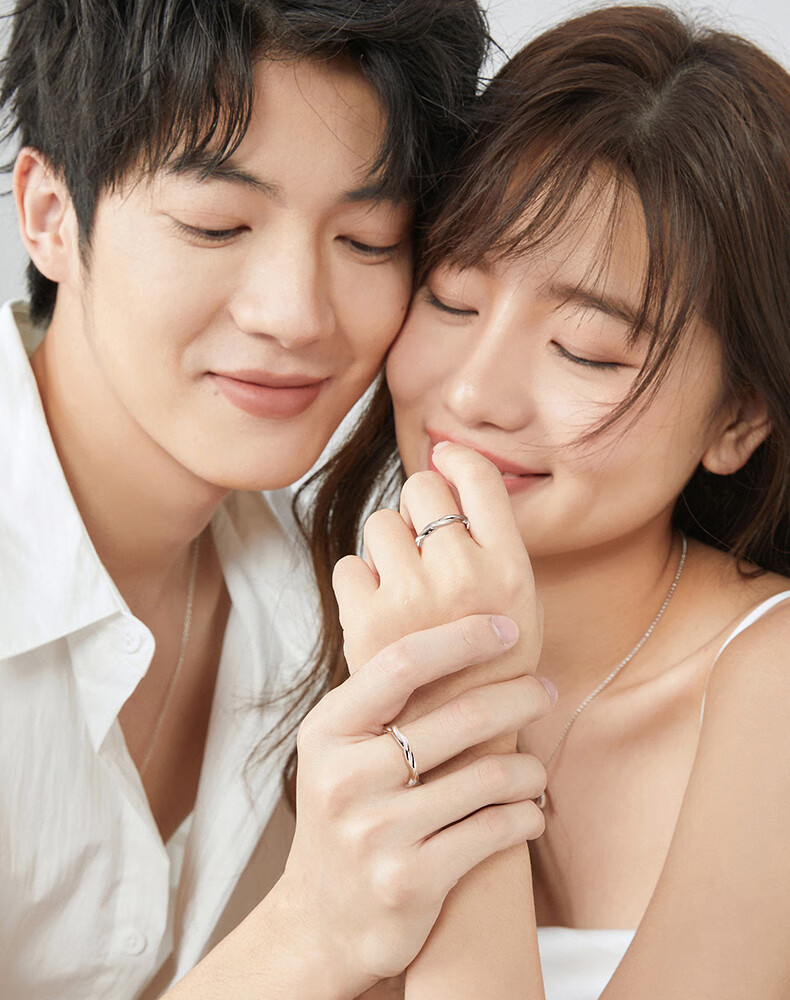 Fanci Romantic Couple Silver Rings, Matching Pairs for Men And Women, Birthday Gift, Anniversary Present for Girlfriend 12