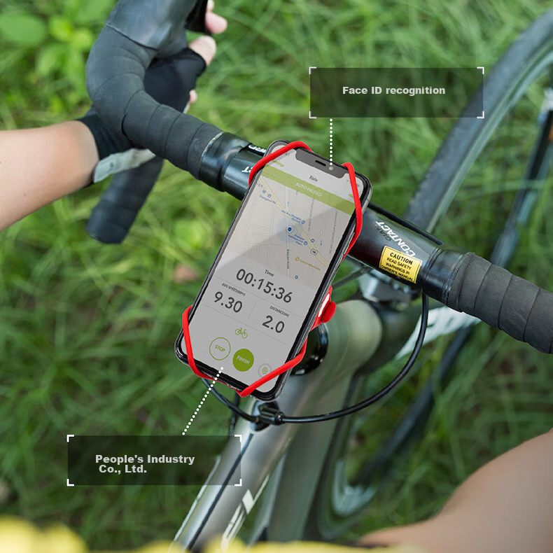 Bone Bicycle Phone Mount, Mountain And Road Bike Cycling Navigation Bracket, Shock-Absorbing, Ultra-Lightweight Handlebar Mount, Quick-Release And Fixed Installatio 8