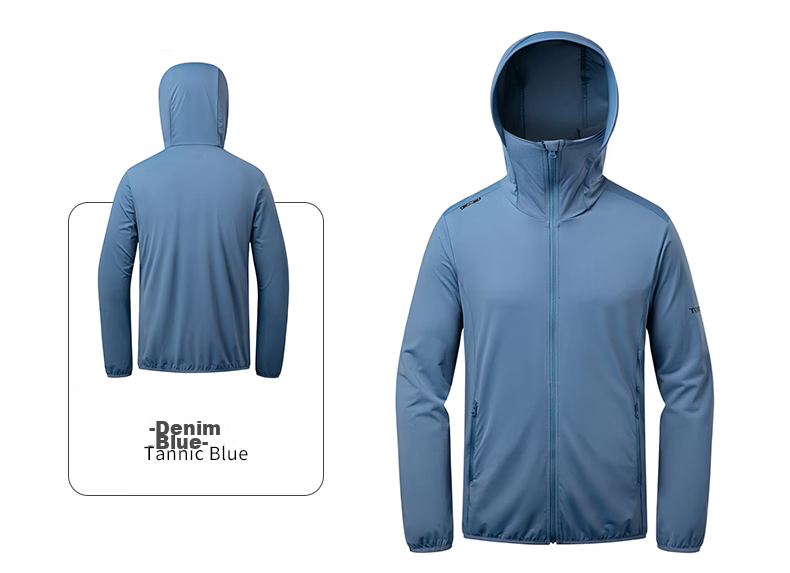 TOREAD Ice Silk Knit Sun Protection Shirt for Men, Breathable Spring And Summer UV-Resistant UPF50+ Sunscreen Jacket Skin Coat 32