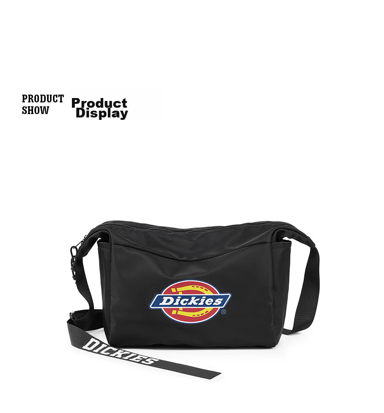 Dickies Shoulder Bag for Men, DK Multi-Pocket Crossbody Bag, Large Capacity, Fits 13.3-Inch Laptop, Canvas Backpack for Students 20