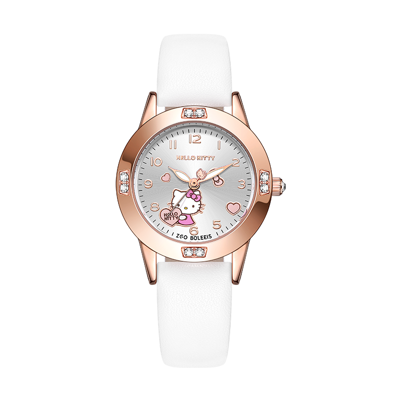 Hello Kitty Children's Watch, Only Time Display, for Girls Aged 6-12 Elementary And Middle School Students, Sanrio Birthday Gift for Girls And Daughters