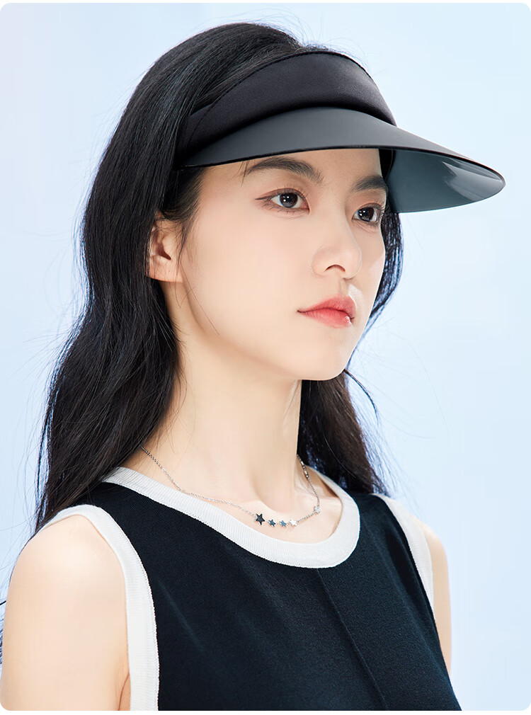 JIUMU Sun Protection Hat for Women, Sun Visor Cap, Sunhat, Visor Hat, Cool Cap, Summer Outdoor Face-Covering UV Protection Hat for Wome 10