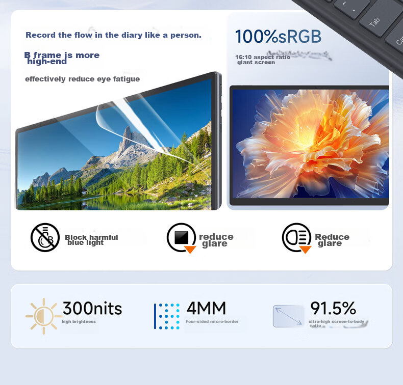 Founder Lingyue Series Laptop [Subsidies], Lightweight Notebook, 10.1-Inch Mini Tablet PC, Two-In Dedicated Office Laptop, 128GB High-Performance Ultra-Thin Portable Computer 7