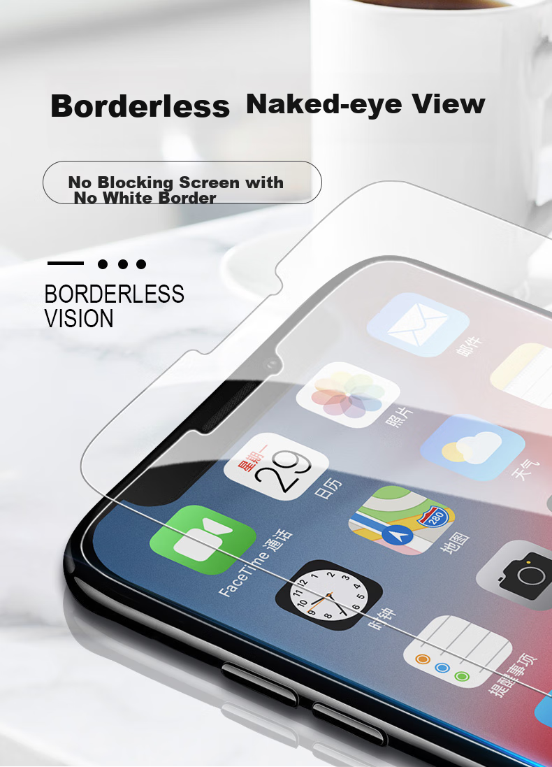 Smorss [2-Pack - HD Film] Tempered Glass Screen Protector for IPhone 11/iPhone XR, Compatible with Apple Xr/Apple 11, Non-Full Screen Universal Glass Protective Film 2