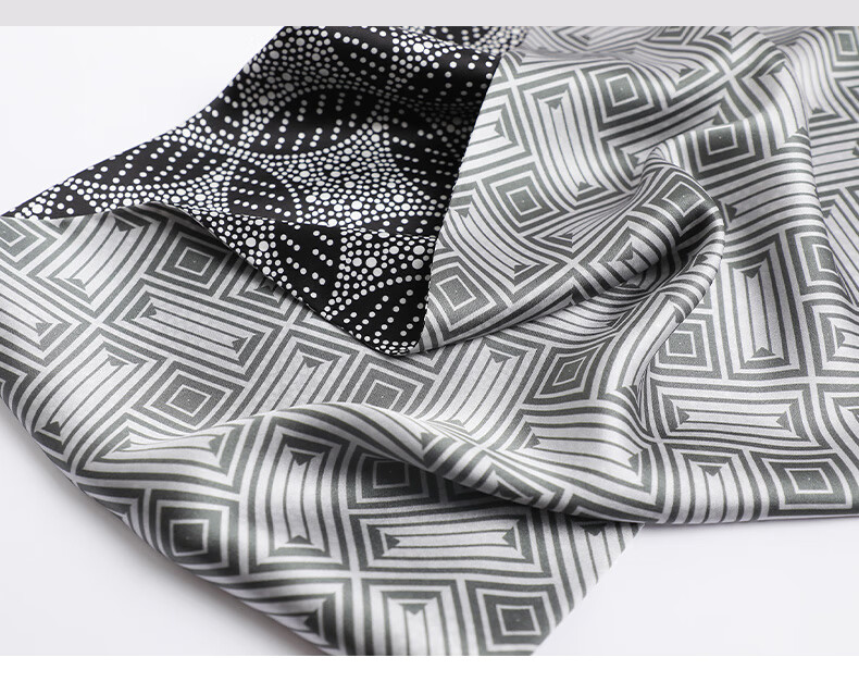 Hangsilu Silk Scarf for Men, Business Satin Double-Sided Colorful Long Scarf, Birthday Gift, Mid-Autumn Festival Gift for Dad Or Teacher 31