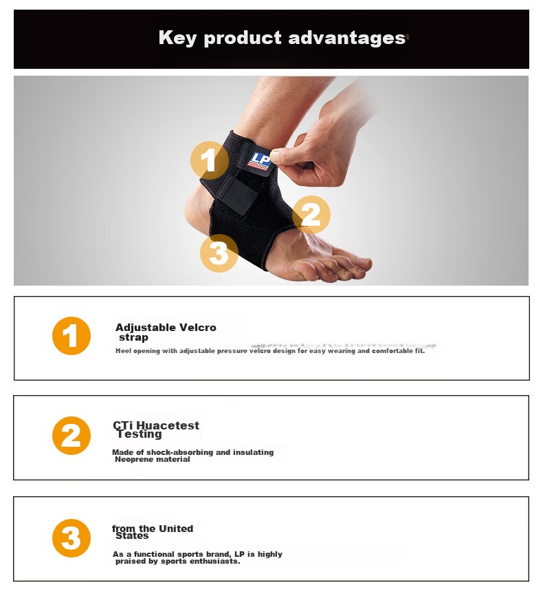 LP Ankle Brace, Anti-Sprain, Ankle Sprain Fixation Device, Fracture Support, Rehabilitation Exercise, Joint Protection Sleeve for Men And Wome 15