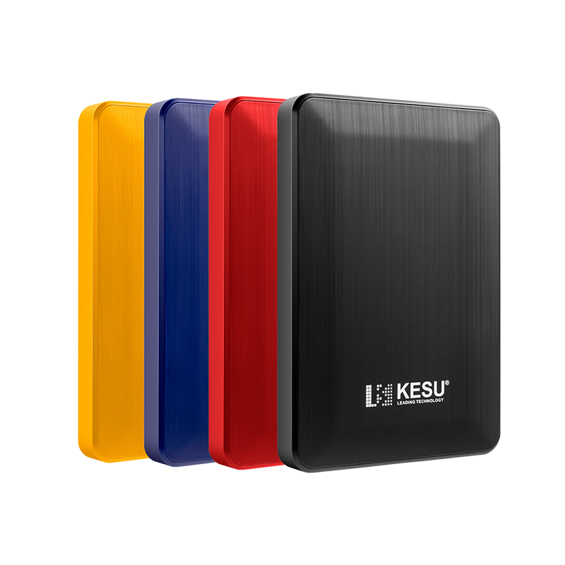 KESU 640GB External Hard Drive Large Capacity Dual Disk Backup USB3.0 External Mechanical Hard Drive 320+320GB Storage Backup K1 Stylish Black 2.5-Inch Large USB Flash Drive