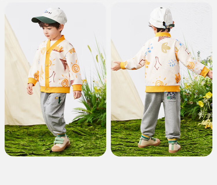 YUZHAOLIN Children's Jacket, Spring Outerwear for Boys And Girls, Baby Cardigan Coat, Clothing for Young Kids, Children's Wear, Bear And Rabbit Desig 10