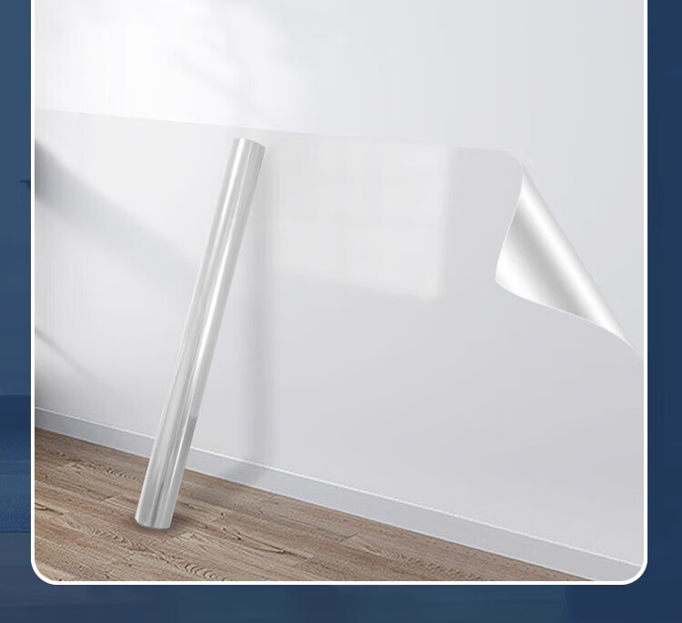 Andatong Static Cling Wall Sticker, Self-Adhesive Wall Protection Film, Electrostatic Attraction Waterproof Film, Protective Film [Transparent Version] 0.9*5 Meters 2