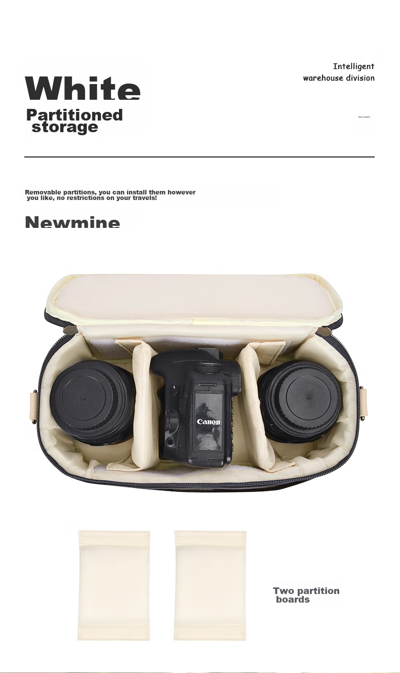 CWATCUN Camera Bag, Shoulder And Handheld Photography Bag, Casual Backpack for Women And Men, DSLR Camera Backpack Suitable for Sony, Nikon, Cano 5