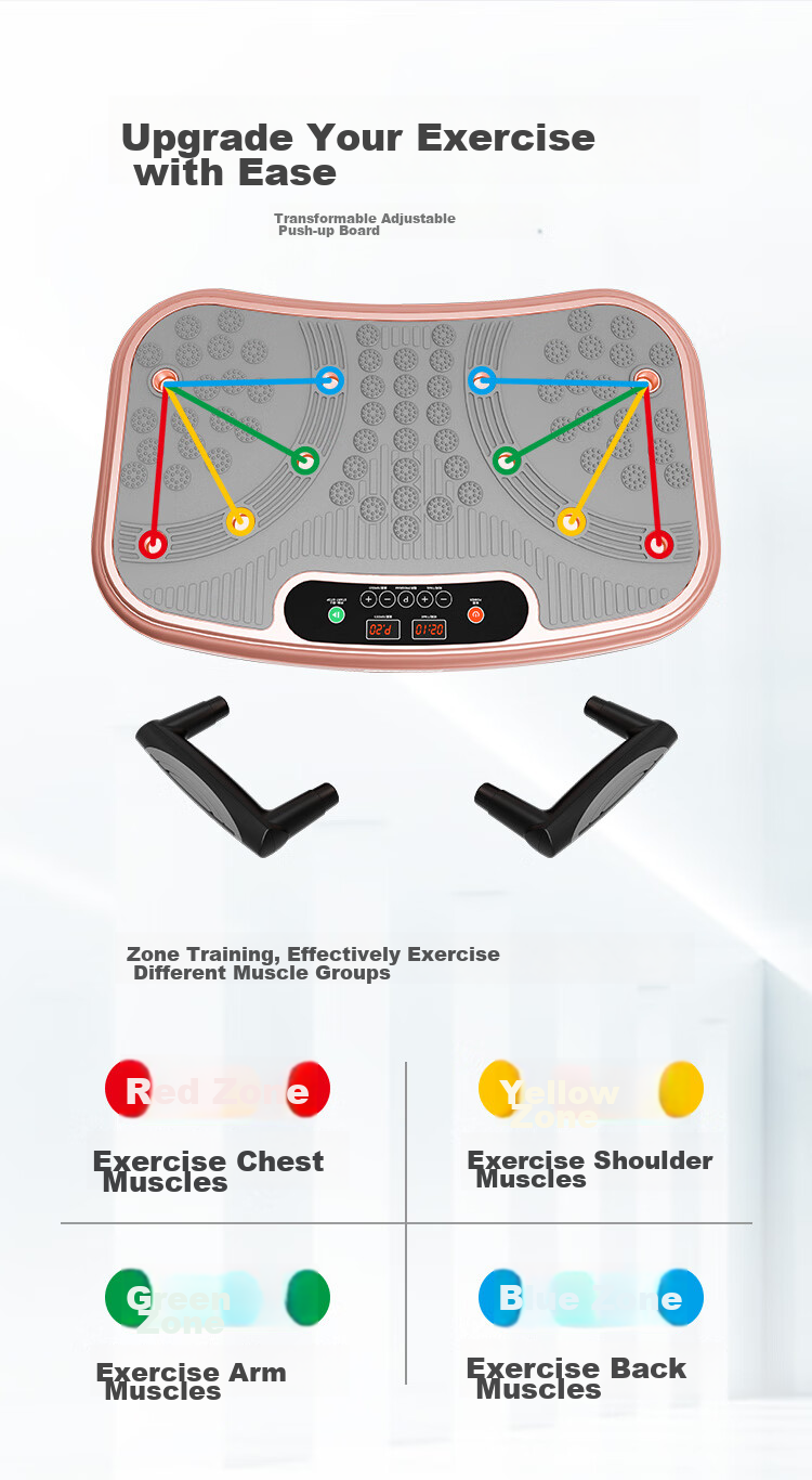 HARISON Fat-Burning Shaker Machine, Lazy Person's Aerobic Exercise Shaker, Multifunctional Vibrating Machine, Fitness Equipment HR-341 11