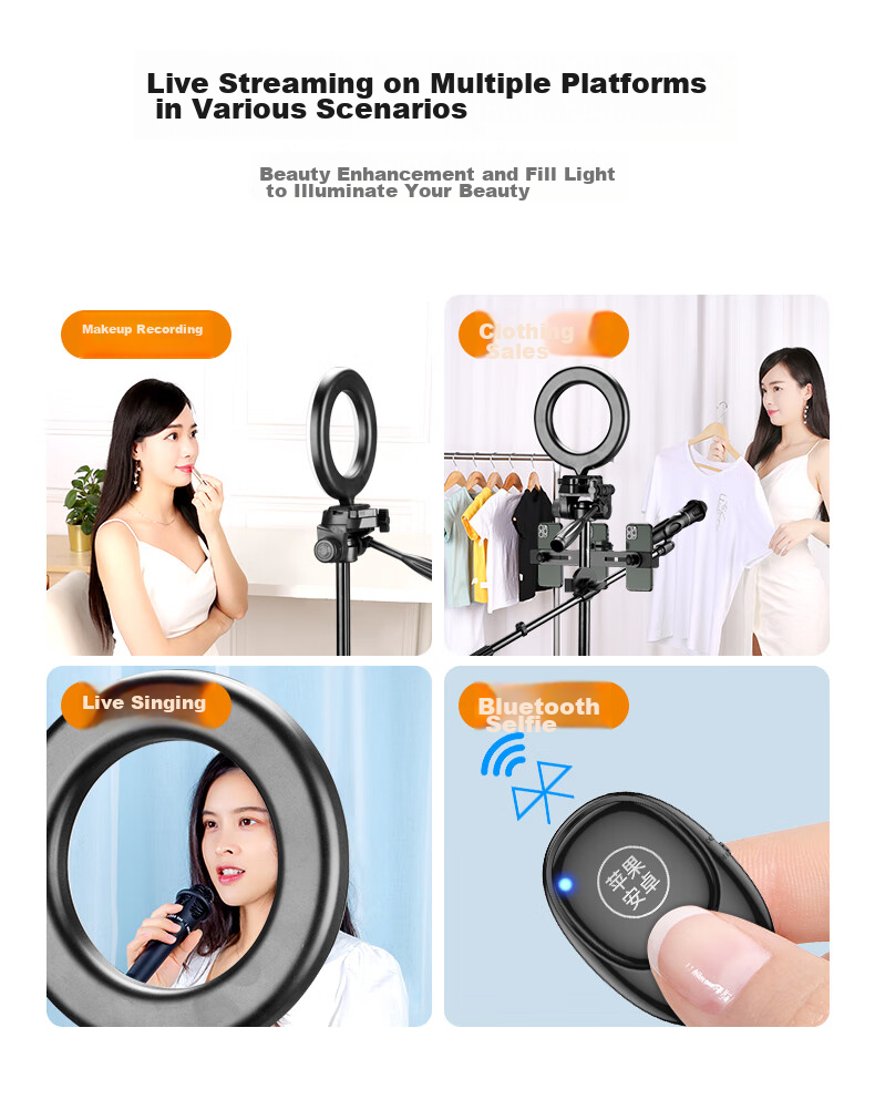 JIAHUACAI Tripod Camera Stand Portable Stable Anti-Shake Professional 3D Gimbal Photography Bracket for Sony Canon Mobile Phone Live Streaming Outdoor Travel Mirrorless Camera Selfie 7