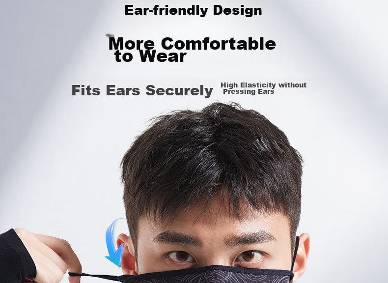 Li-Ning Cycling Sun Protection Face Mask Neck Gaiter for Men, Magic Headband Face Cover Ice Silk Neck Warmer Thin Outdoor Mosquito Repellent 16