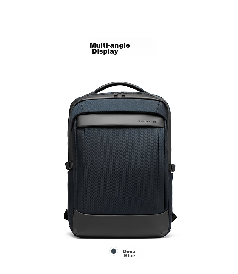 Xinxiuli Business Commute Backpack, Laptop Bag, 15.6-Inch Men's Backpack, Multifunctional Large Capacity, Eco-Friendly Antibacterial HS8 10