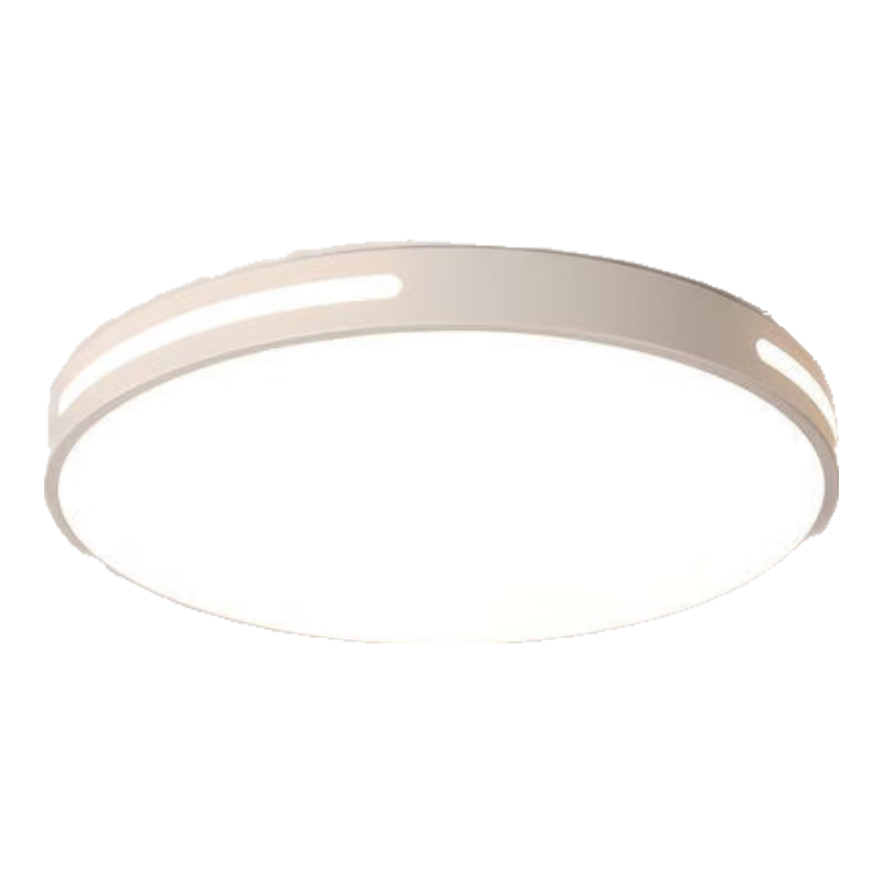 Huipujinggong Bedroom Ceiling Light, LED Modern Minimalist Dining Room Study Lamp, Round 50cm, Remote Control, Three Colors