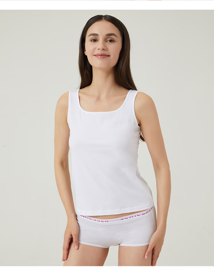 Schiesser Women's Camisole, Comfortable And Breathable Cotton Tank Top [2-Pack] 9