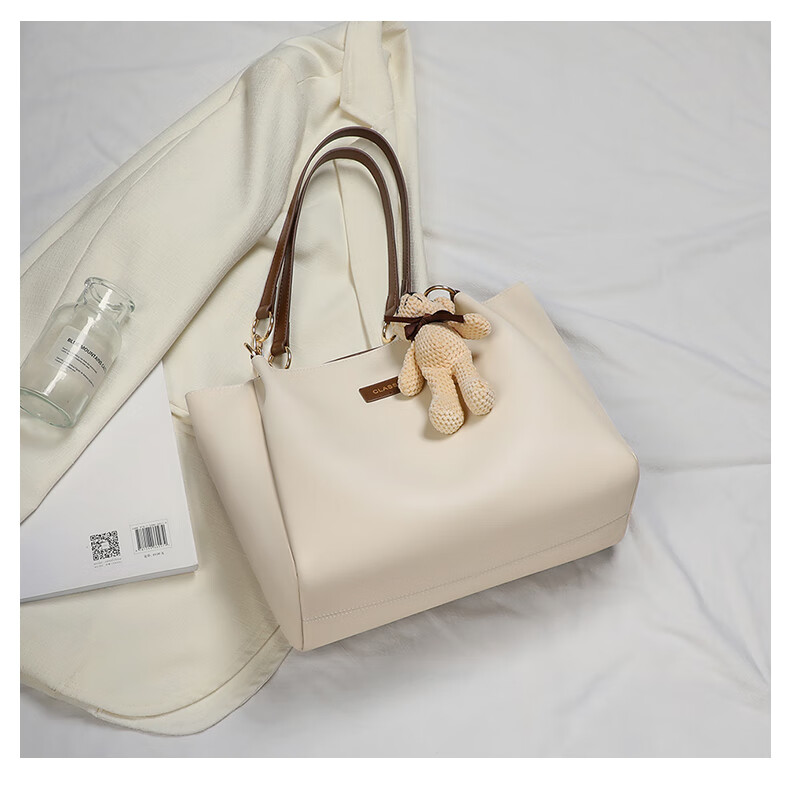 Aiqinghai Leather Handbag, Women's Tote Bag, Large Capacity Shoulder Bag, High-End Brand, Birthday Gift for Wife Or Girlfriend on May 20 10