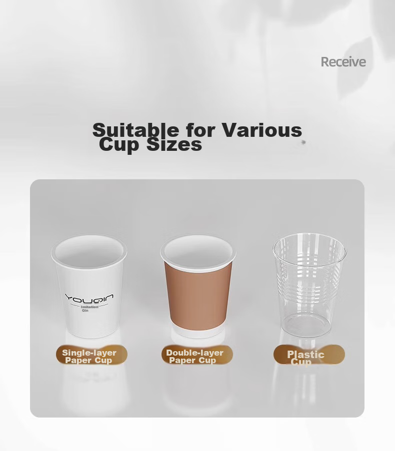 Jiadu Disposable Cup Dispenser, Wall-Mounted Water Dispenser Cup Storage Rack, Home Cup Holder, Paper Cup Rack 10