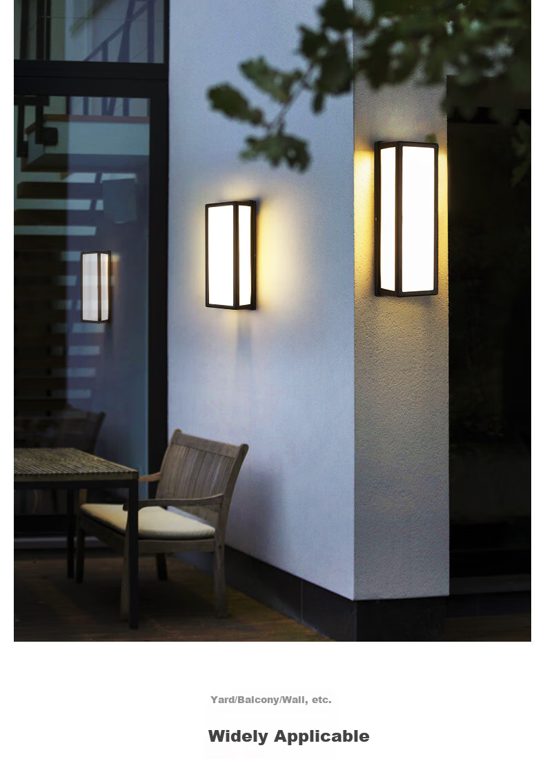 ZIDENG Outdoor Waterproof Wall Light Villa Lighting New Chinese Style Courtyard Decorative Simple Outdoor Corridor Balcony Wall Lamp 3
