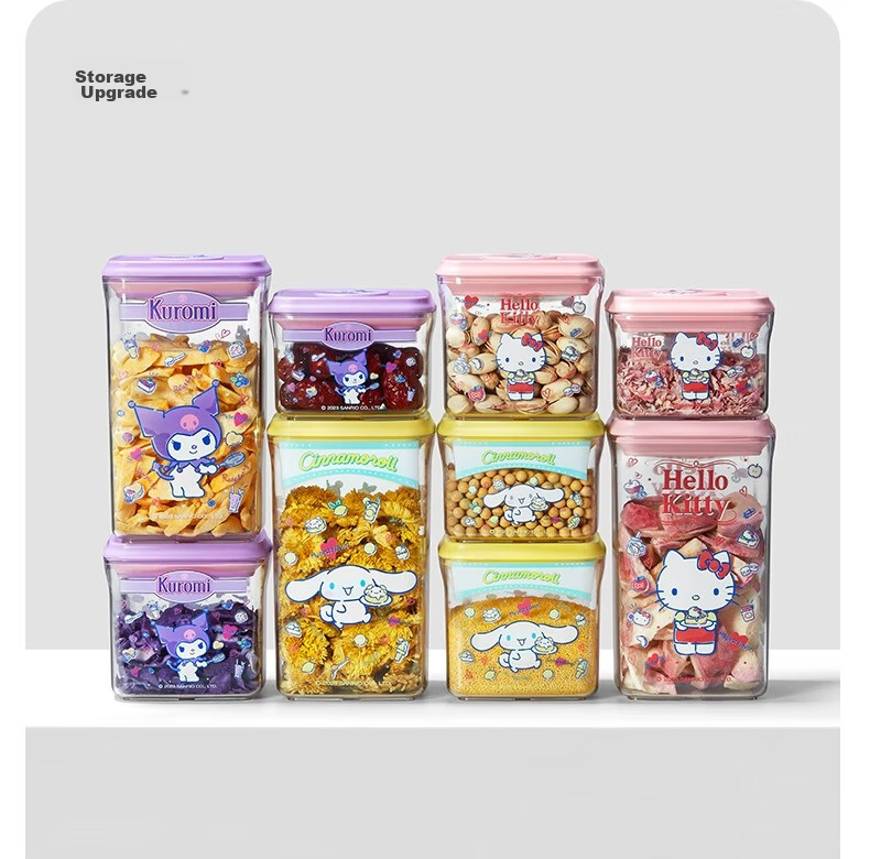 ANKOU Airtight Food Storage Containers, Grain Storage Boxes, Moisture-Proof Fresh-Keeping Containers, Set of 3 29