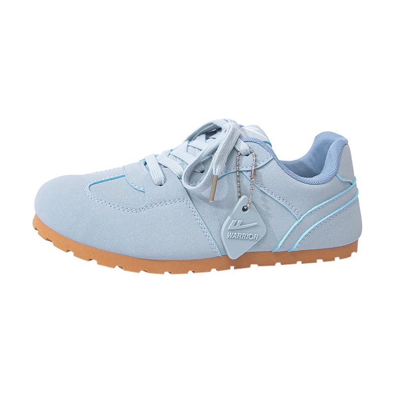 Huili Spring Women's Shoes, White Sneakers, Fashionable Versatile Dexun Shoes, Ladies' Skateboard Shoes 4395Z, Light Blue, Size 37