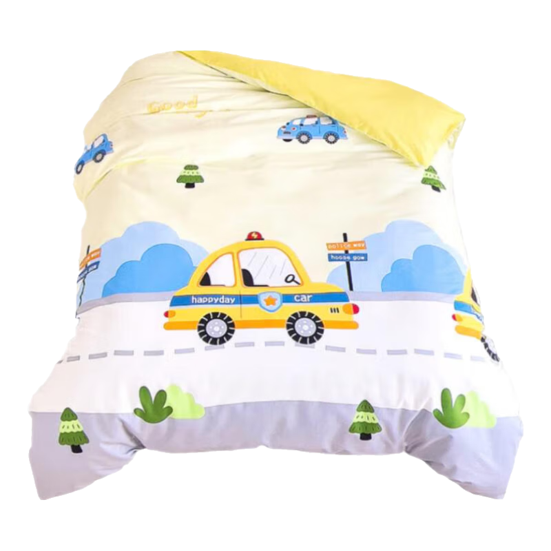 9I9 Children's Duvet Cover, Pure Cotton Baby Quilt Cover, Infant Kindergarten Bedding, Class A Nap Supplies, Car Seat Cover, 150*120